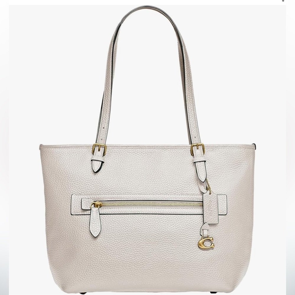 COACH Taylor Tote Purse Chalk